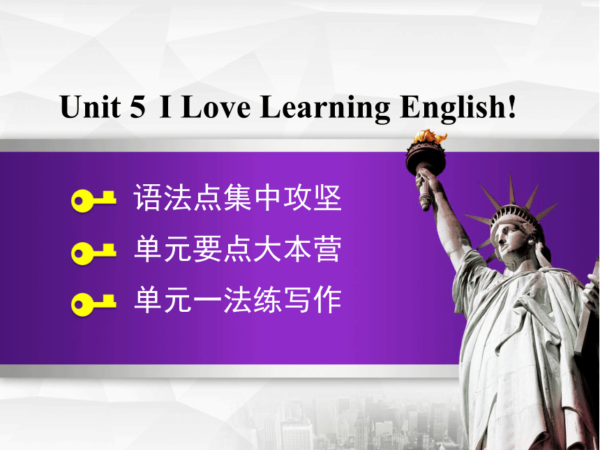 Unit 5 I Love Learning English. 语法写作课件