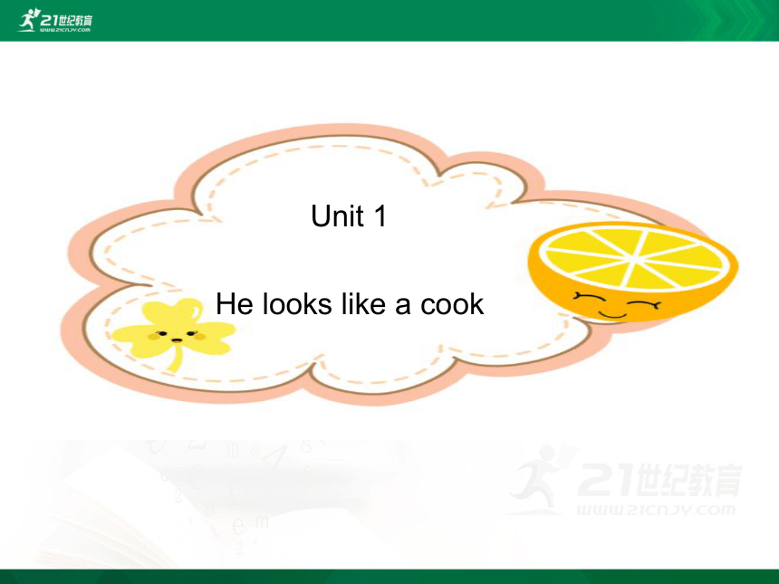 Module 1 Unit 1 He looks like a cook 复习课件（63张PPT）