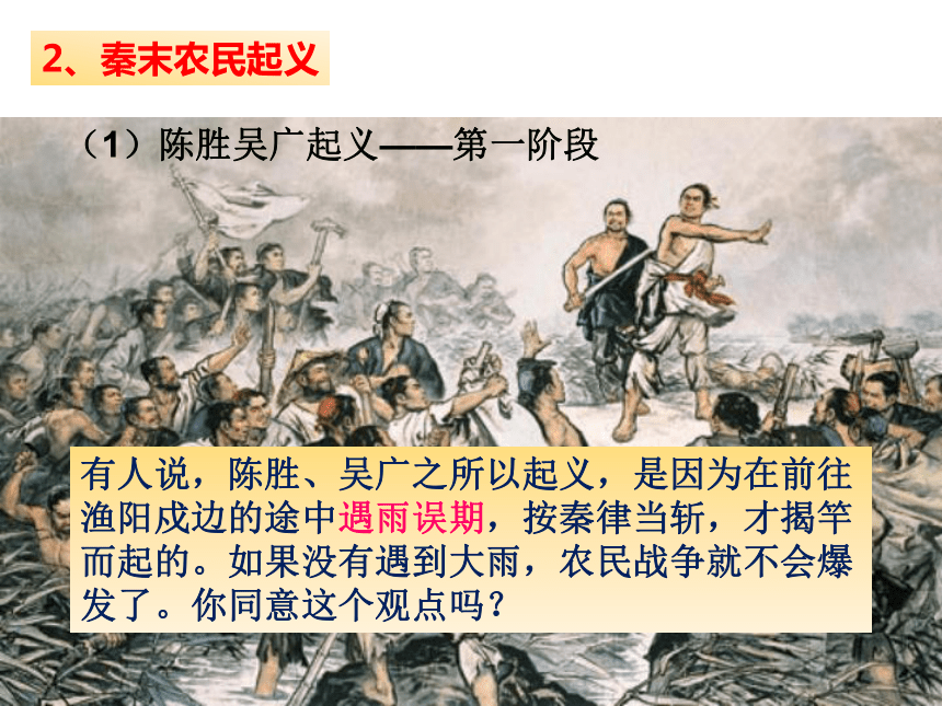 秦末农民起义与汉朝的建立  课件