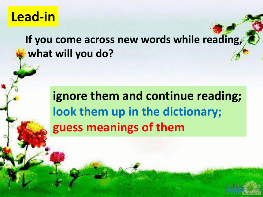 高考英语阅读理解之 猜测词义（23张）