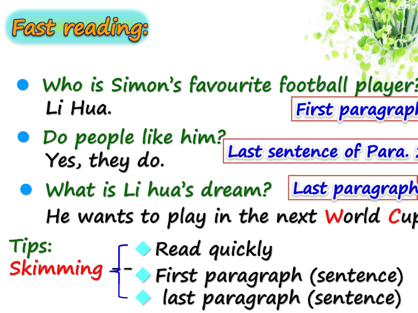 Unit 2  Let's play sports Reading 1课件