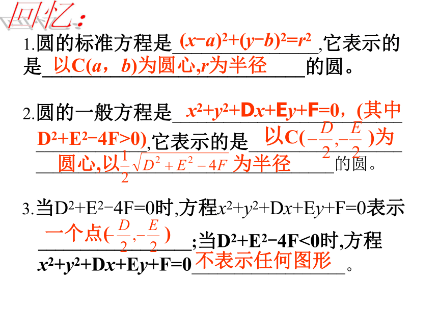 圆的参数方程