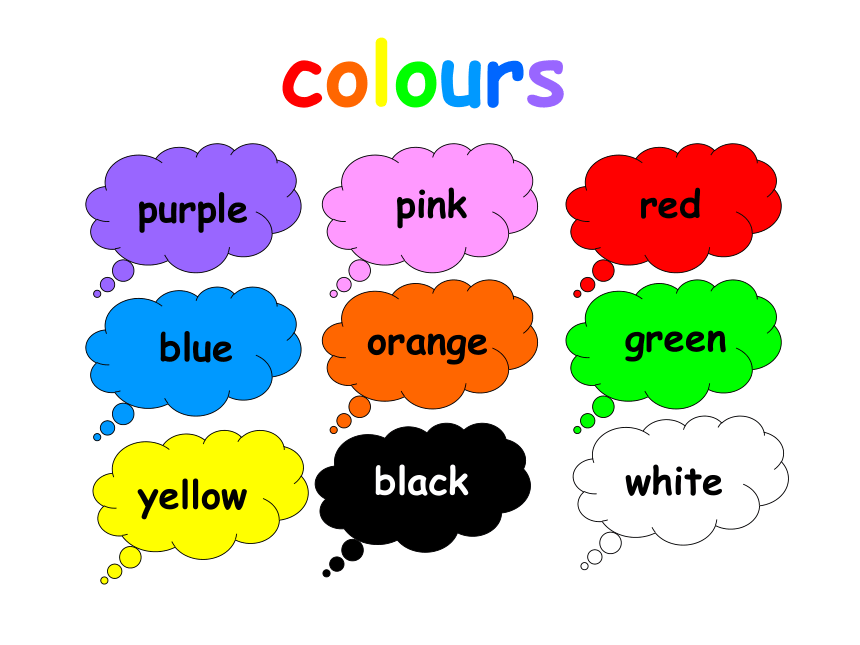 英语三年级上join in版Unit3 Colours课件