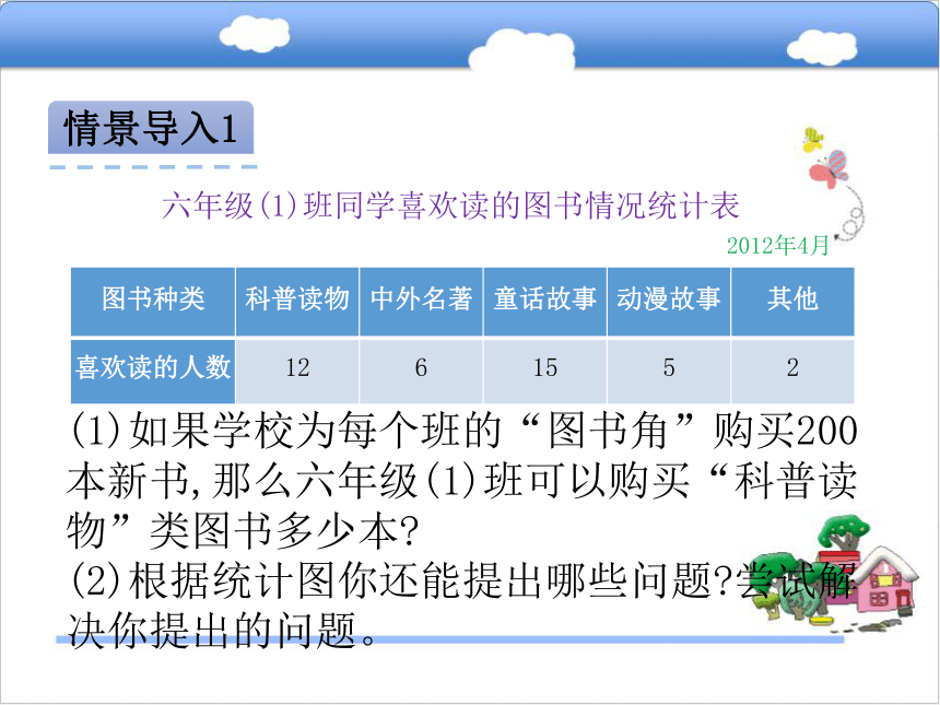 数学六年级上北京版6.1扇形统计图课件（32张）