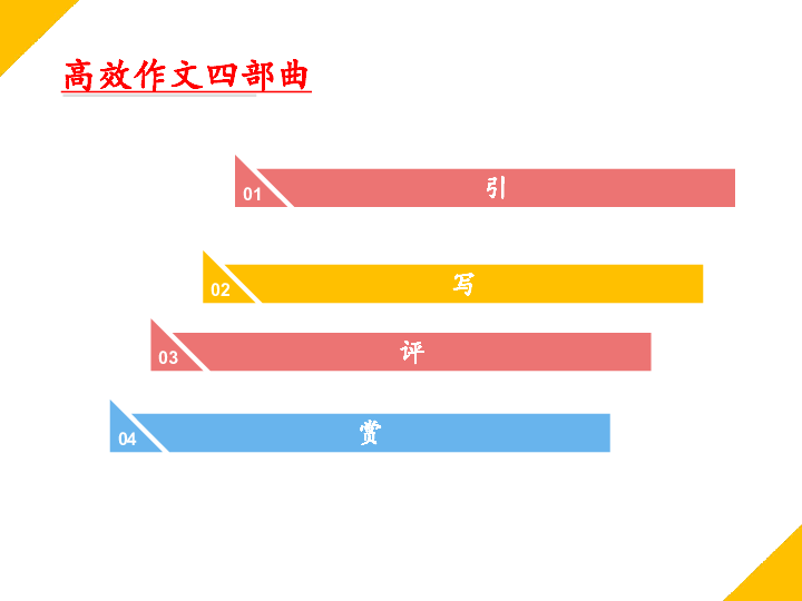 高效作文训练之扮靓开头 课件(共34张PPT)