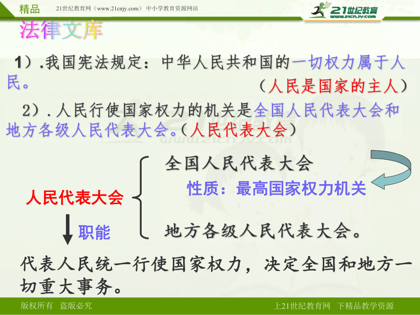 第3课  中国的道路 第3节 中国特色社会主义政治制度 课件