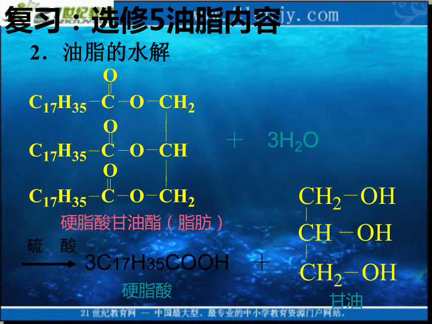 化学：4.2《表面活性剂 精细化学品》ppt课件（新人教版-选修2）