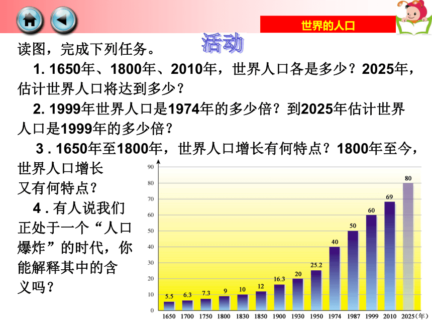 第一节 世界的人口 课件