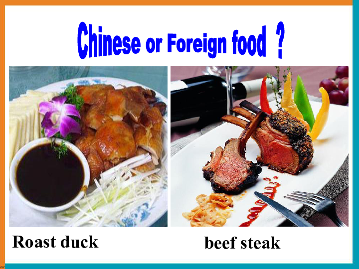 外研版选修八Module 3 Foreign Food reading and vocabulary课件（17张ppt）