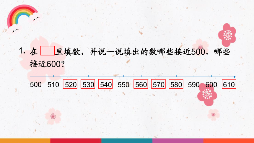 苏教版二年级下四认识万以内的数8简单的近似数课件9张