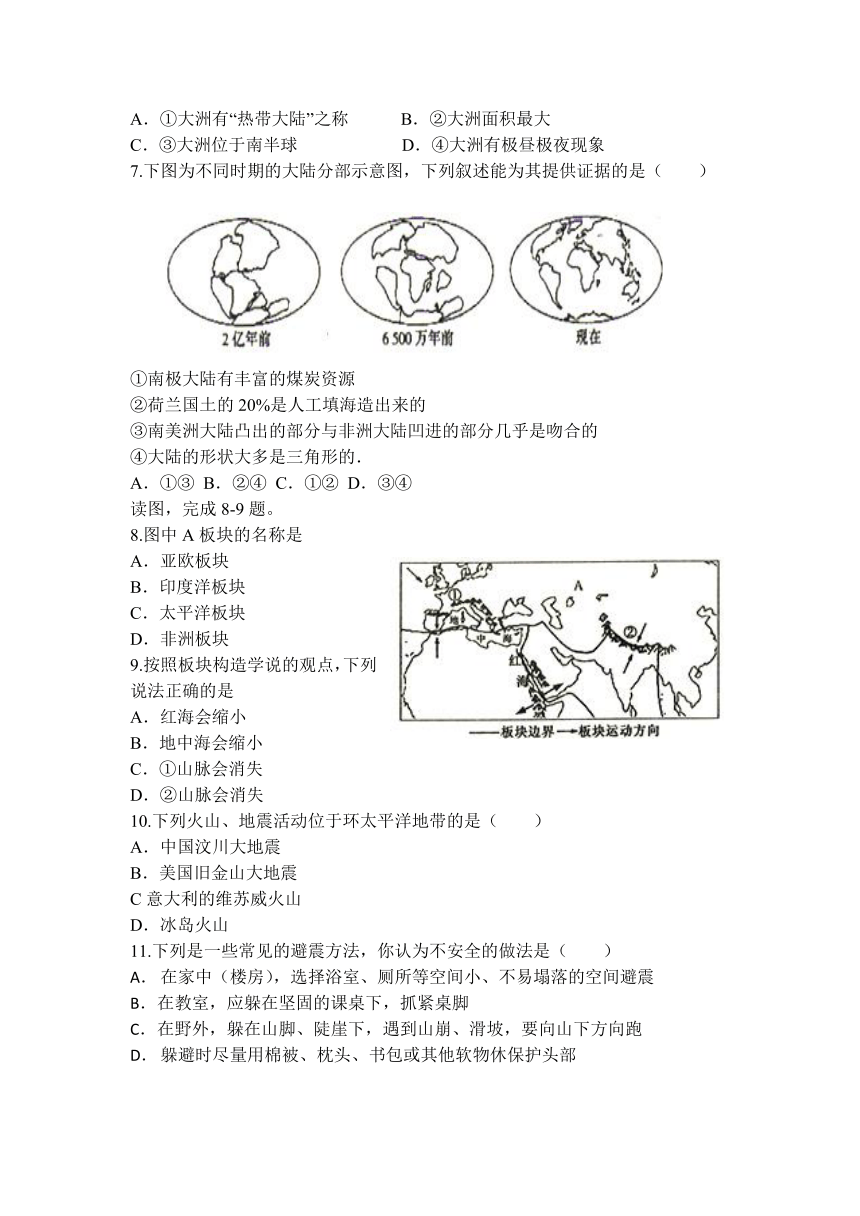 自然环境一专题复习