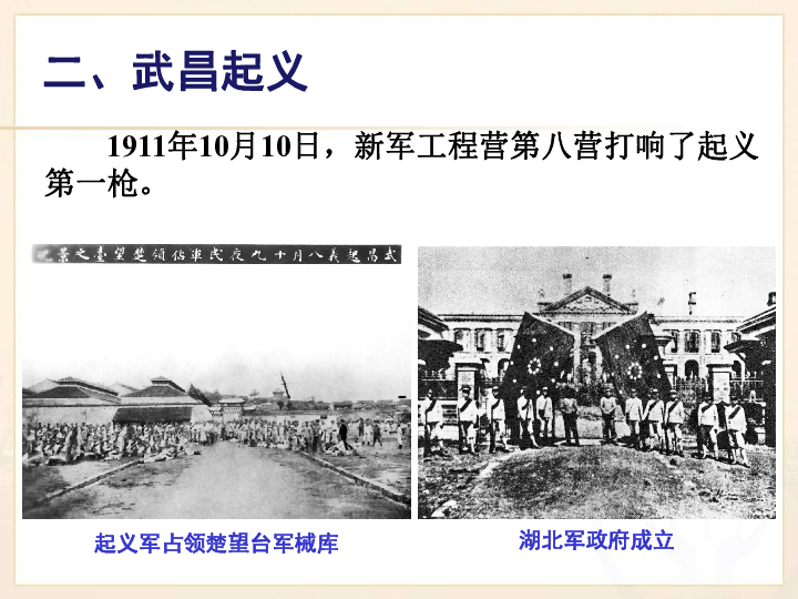 武昌起义与中华民国的创建       课件27张ppt