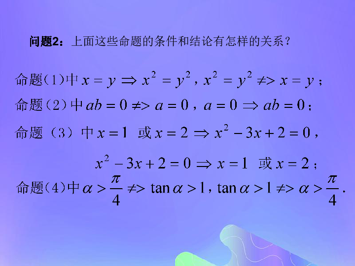 高中数学第1章常用逻辑用语1.1.2充分条件和必要条件课件 苏教版选修2_1（17张PPT）
