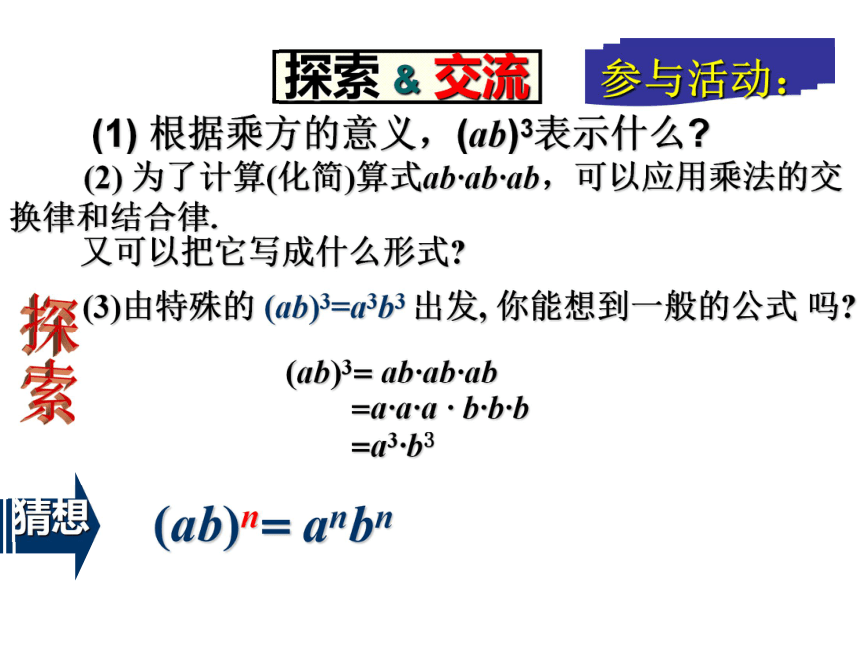青岛版七年级数学下册11.2.1积的乘方（16张PPT）