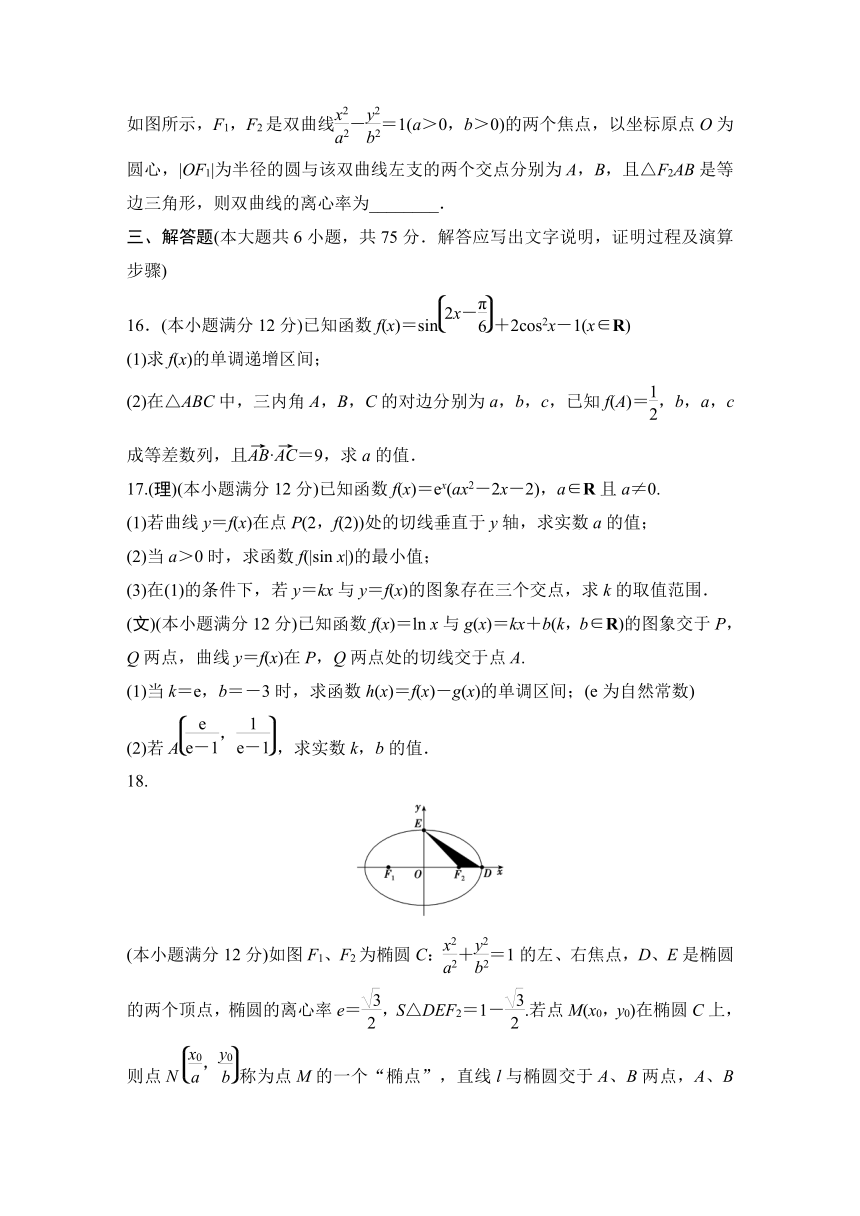 2014版数学高考模拟试题精编12套-安徽省