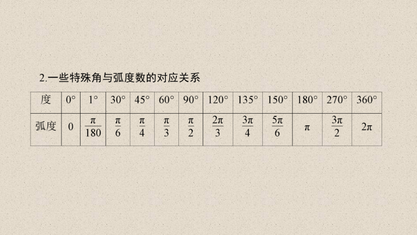 2018版高中数学（人教A版 必修4）同步课件：必考部分 第1章  1.1.2 弧度制