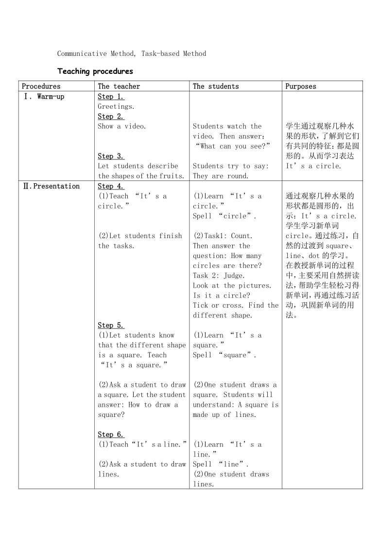 Unit 2 It's a cicle 教案