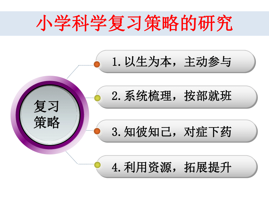 小学科学复习策略的研究 课件