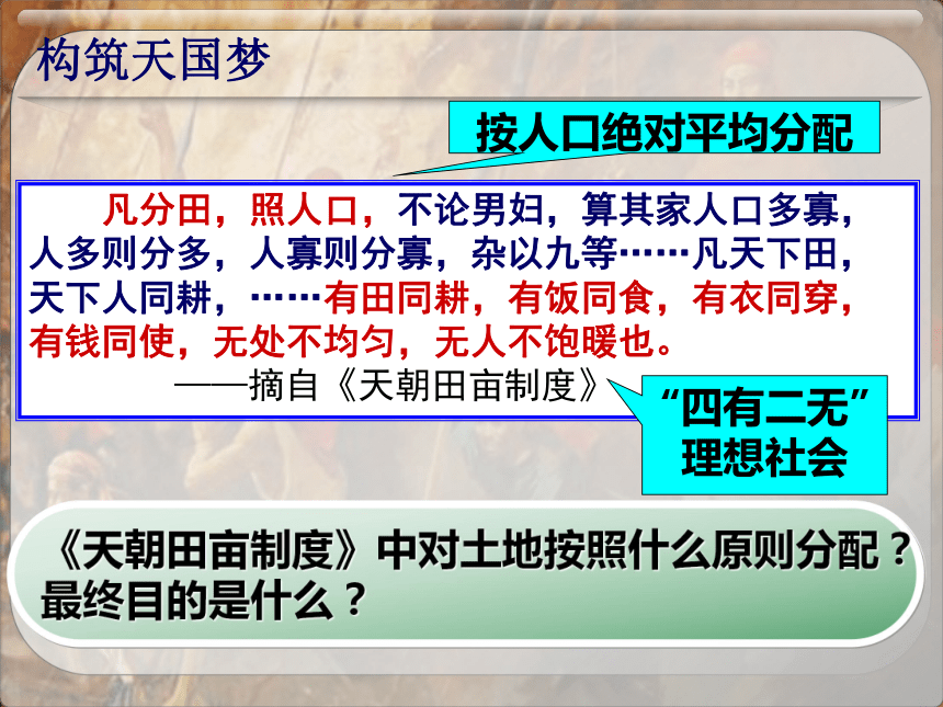 部编版八年级历史上册第3课 太平天国运动(32PPT)