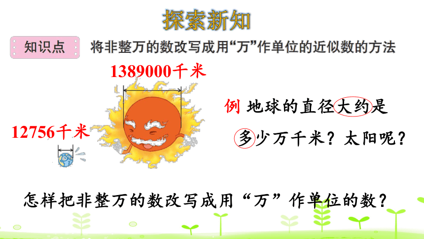 人教版数学四年级上册1.6求亿以内数的近似数 课件（16张ppt）