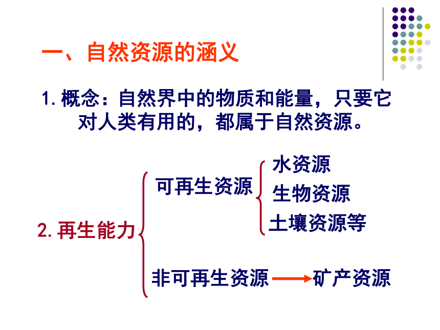 2.1 自然资源与主要的资源问题（共44张PPT）