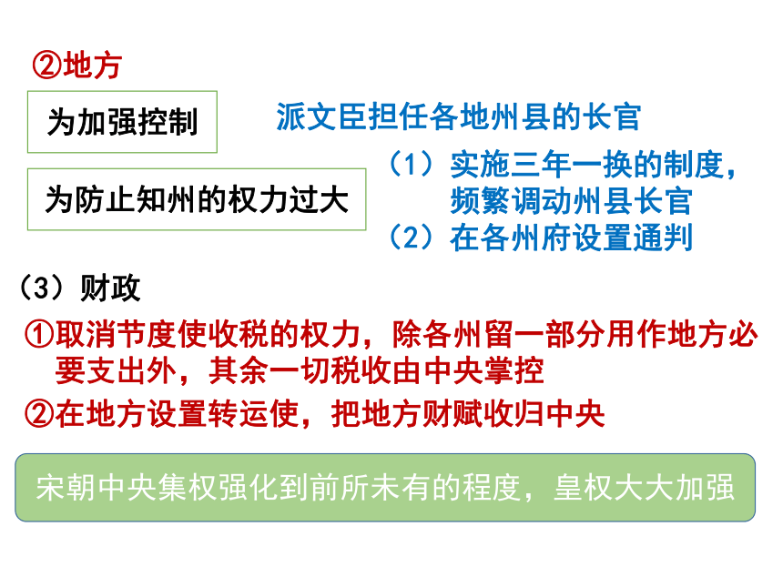 2018年春（部编）七年级历史人教版下册：第6课  北宋的政治 课件（20张PPT）