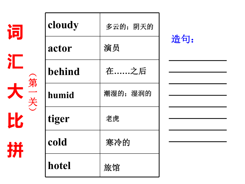 UNit1-6words[下学期]