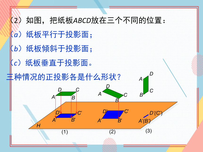 平行投影PPT图片