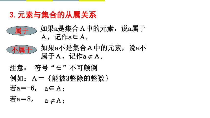 1.1集合课件-2021-2022学年高一上学期数学人教A版必修1(共25张PPT)