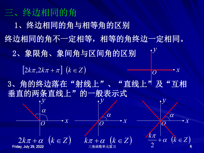 三角章节复习