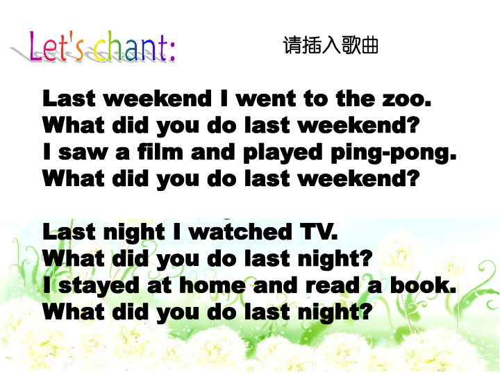 Unit 2 Last weekend PB Let's talk 课件（12张PPT）