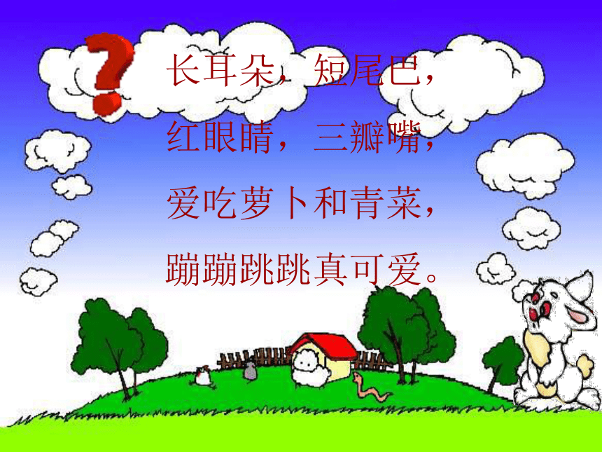 语文一年级下北京版5.16《小白兔和小灰兔》课件2