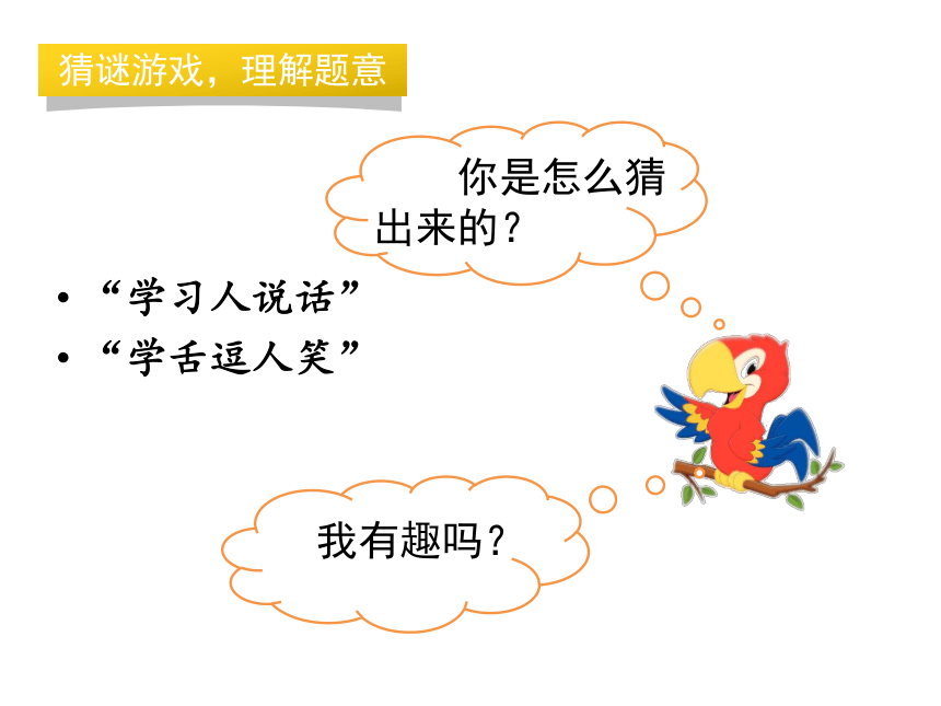 口语交际：有趣的动物课件 (共20张PPT)