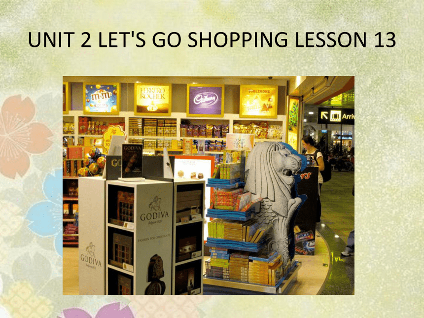 Unit 2 Let’s go shopping! LESSON 13 课件  (共20张PPT)