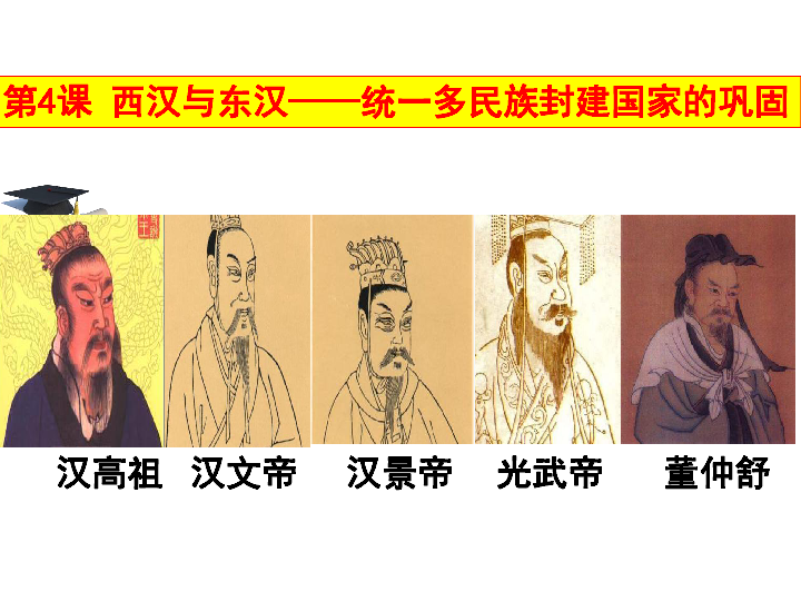 第4课 西汉与东汉——统一多民族封建国家的巩固 课件（36张PPT）
