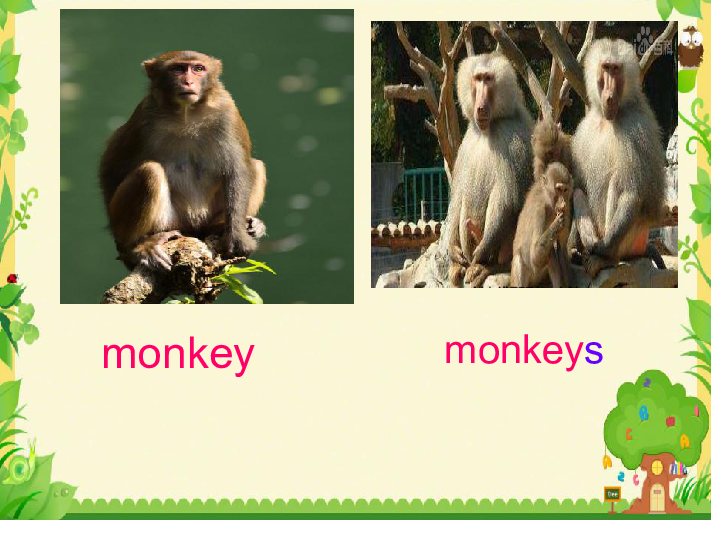 Module 2 Unit 1 They're monkeys.课件（26张PPT）