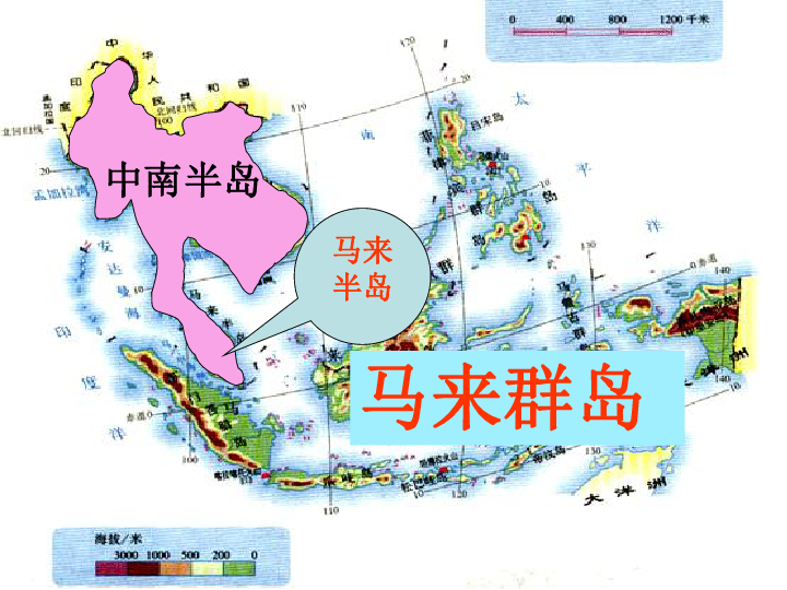马来群岛纬度位置图片