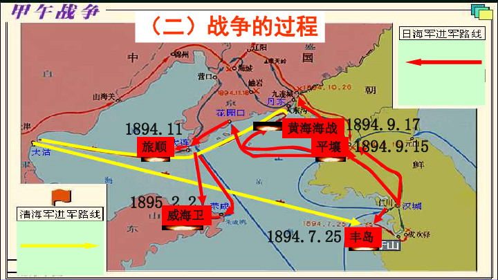 2017秋岳麓版高中历史必修1第四单元教学课件第14课从甲午中日战争到