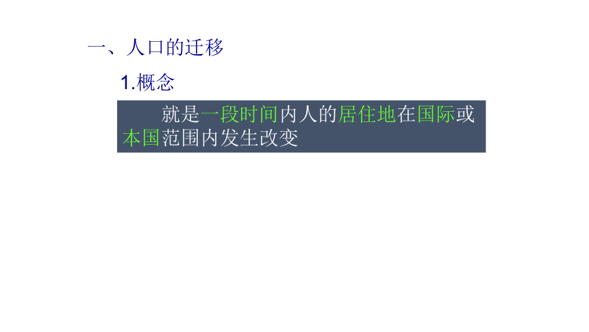 甘肃省崇信县第一中学人教版高中地理必修二课件：1.2人口的空间变化 (共26张PPT)