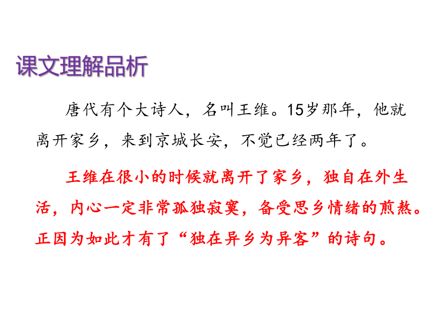 2每逢佳节倍思亲  课件