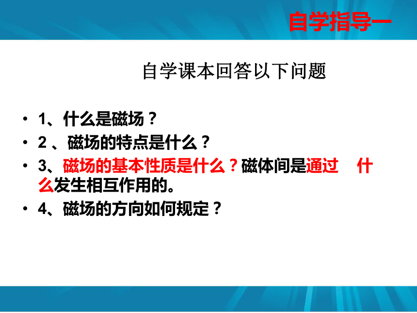 八年级物理下册《9.2 磁场》课件（1） 新人教版