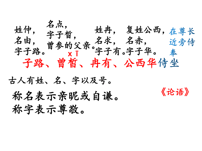 【新教材】《子路、曾皙、冉有、公西华侍坐》 《论语》课件——2020-2021学年高中语文部编版（2019）必修下册28张PPT