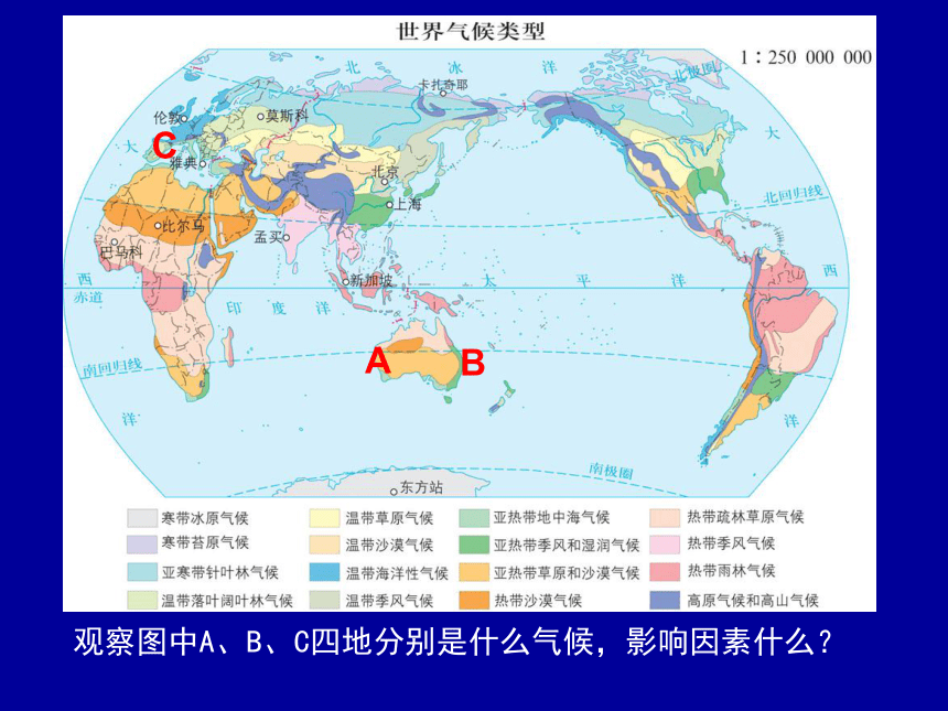 中图版地理必修一第三章第一节《气候及其在地理环境中的作用》课件 （共20张PPT）