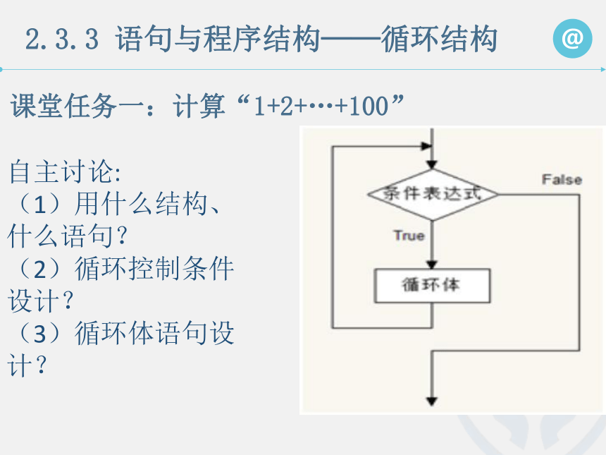 2.3.3语句与程序结构——循环结构（while语句）（8ppt）