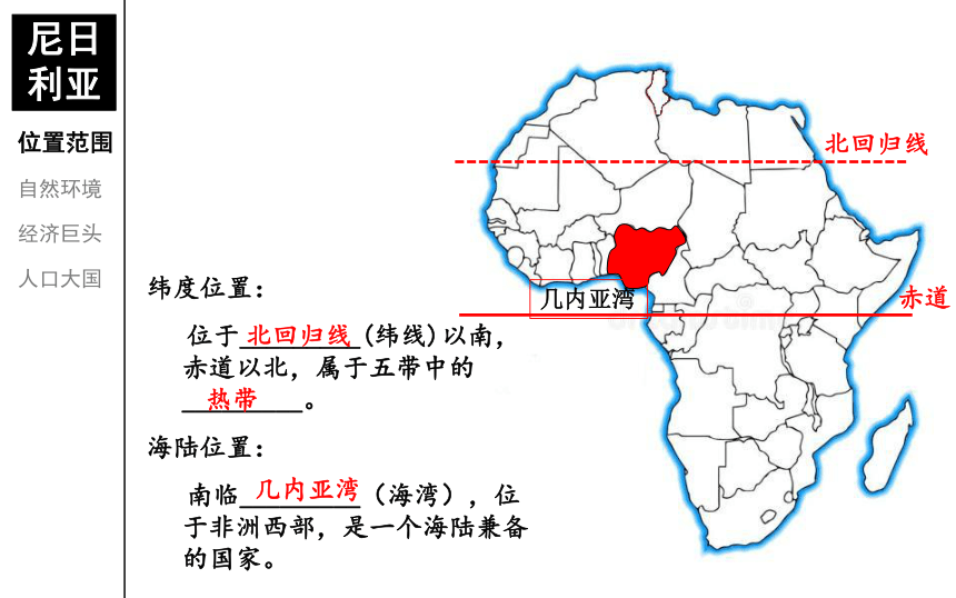 尼日利亚的位置图片