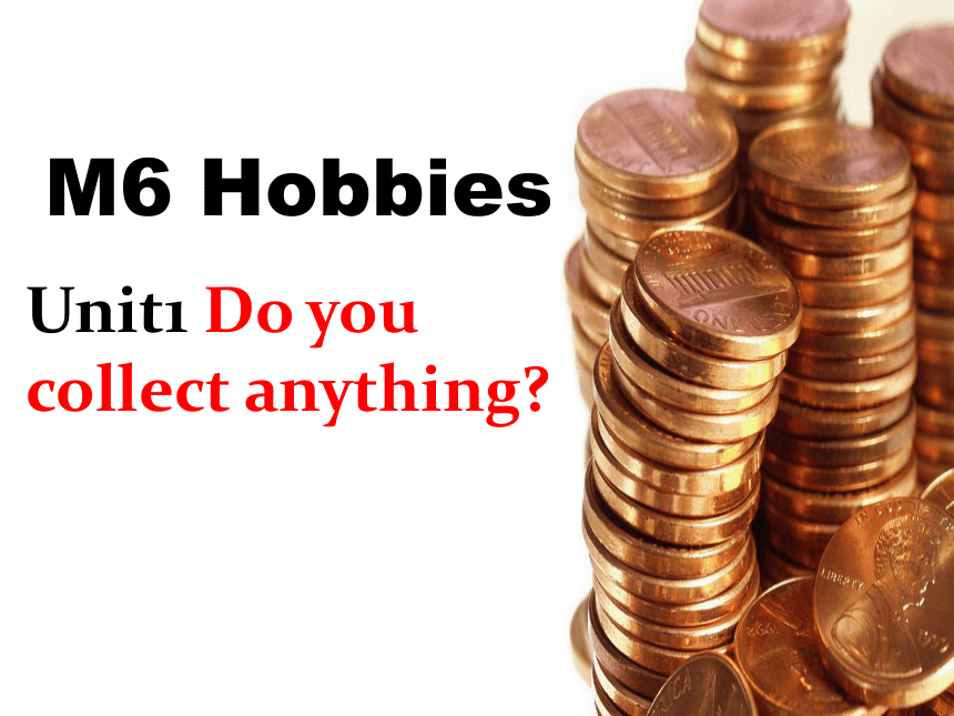 Module 6 Hobbies Unit 1 Do you collect anything ? 教学课件