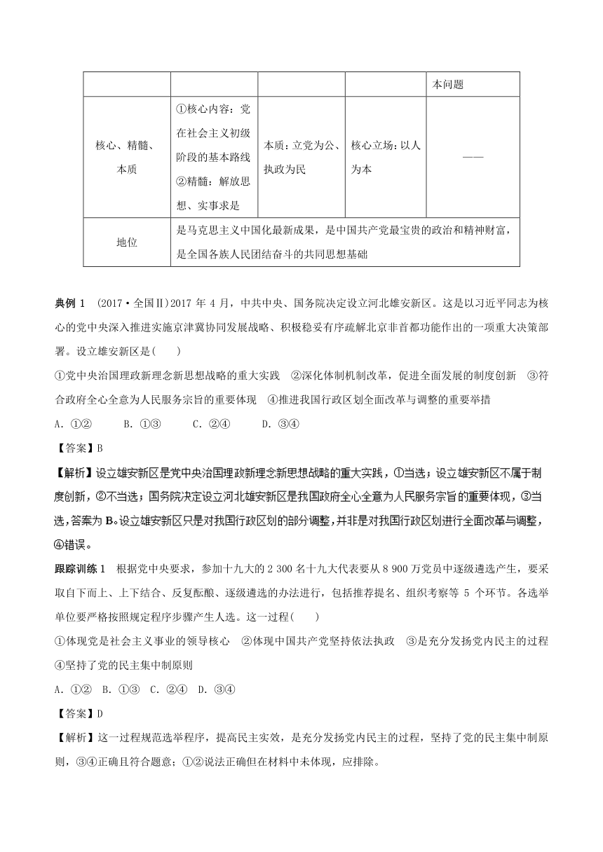 2017-2018学年下学期期末复习备考之专题复习高一政治（必修2）（讲义）基本版02