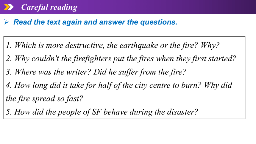 人教版（2019）必修一 Unit 4 Natural Disasters Workbook Reading and Writing （共19张PPT）