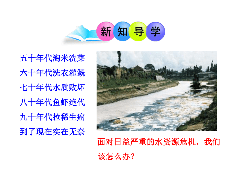 课题1 爱护水资源
