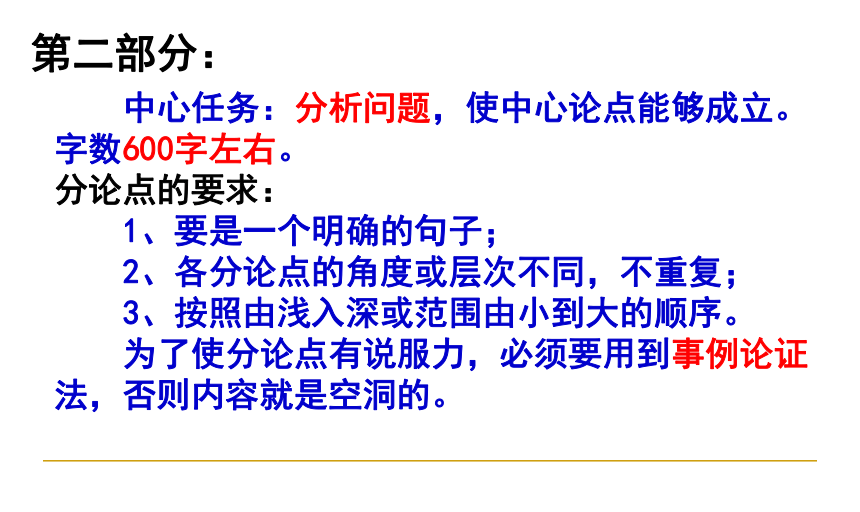 2021届高考语文 作文指导高考议论文结构 课件（41张PPT）